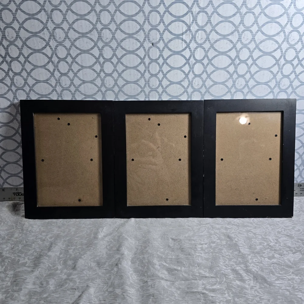 COMING SOON 3PC Modern Black Wood Gallery Wall Frames Minimalist Designer